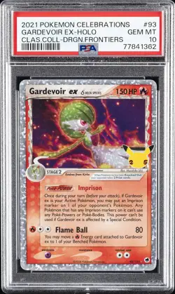 2021 POKEMON CELEBRATIONS CLASSIC COLL #93 GARDEVOIR EX-HOLO PSA 10 - Image 1