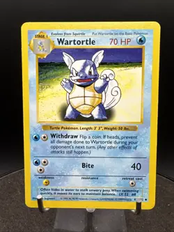 Wartortle - Base Set SHADOWLESS - 42/102 - Non-Holo - Pokemon TCG - Image 1
