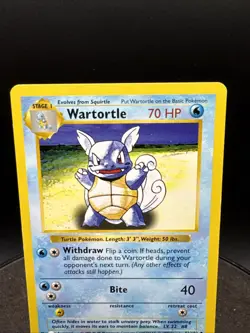 Wartortle - Base Set SHADOWLESS - 42/102 - Non-Holo - Pokemon TCG - Image 2