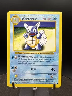 Wartortle - Base Set SHADOWLESS - 42/102 - Non-Holo - Pokemon TCG - Image 3