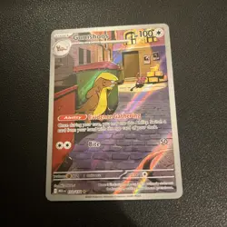 Pokemon TCG Gumshoos 153/132 Mega Evolution Illustration Rare - Image 1