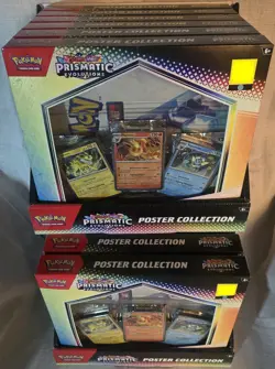 Lot of 12x Prismatic Evolution Poster Collection (36 Packs) Pokemon Sealed - Image 1