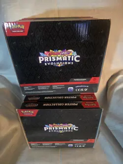 Lot of 12x Prismatic Evolution Poster Collection (36 Packs) Pokemon Sealed - Image 3