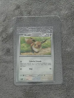 Eevee 133/165 Pokemon Together 151 Stamped Promo SEALED - Image 1