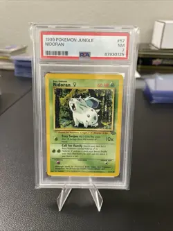 1999 Pokemon Jungle #57 Nidoran PSA 7 NM - Image 1