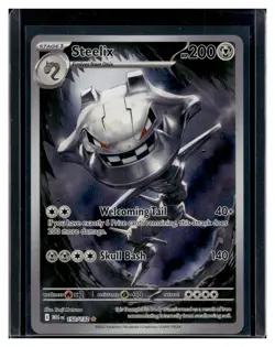 Pokemon Steelix Illustration Rare 150/132 Me01: Mega Evolution Holo - Image 3