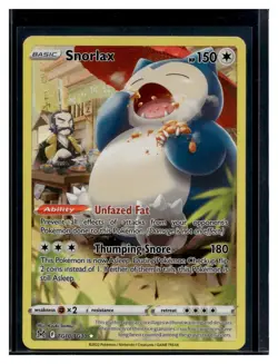 Snorlax TG10/TG30 Swsh11: Lost Origin Trainer Gallery Holo Pokemon TCG - Image 1
