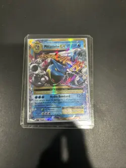 Pokemon TCG M Blastoise EX 22/108 XY Evolutions Ultra Holo Rare Card NM - Image 1