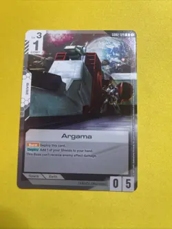 Argama (GD02-129) [Foil] (NM) - Gundam Card Game - Dual Impact (ENG) - Image 1