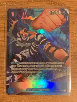 Buggy OP02-058 Alt Art Paramount War One Piece Card Game - Image 1