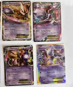 Pokemon Mewtwo-EX (6 CARDS) BW45-61/162-62/162-52/108-54/99-54/113 LP - Image 2
