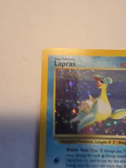 Pokemon TCG Lapras Fossil Holo Unlimited Rare Card 10/62 Vintage! ✨ - Image 5