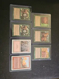 MTG Card Lot Ball LIGHTNING Beatdown Squirrel Wrangler Biorhythm MP - Image 1