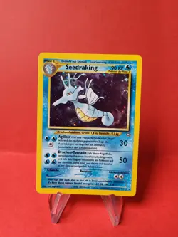 Pokemon Karte/card Kingdra Seedraking 8/111 Neo Genesis Swirl - Exc-Near Mint - Image 1