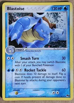 Blastoise POP Series 3 HOLO Pokemon Card 2006 Rare 1/17 - Image 1