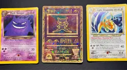 Pokemon Card Collection, 25 Cards, Dark Gengar, Light Dragonite, and other rare. - Image 1