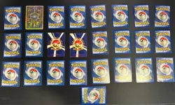 Pokemon Card Collection, 25 Cards, Dark Gengar, Light Dragonite, and other rare. - Image 3