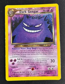 Pokemon Card Collection, 25 Cards, Dark Gengar, Light Dragonite, and other rare. - Image 4