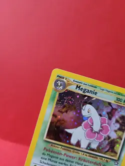 Pokemon Karte/card - Meganie Meganium 10/111 - Holo Neo GENESIS Swirl Near Mint+ - Image 2