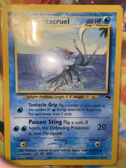 Tentacruel 10/18 Southern Islands Pokemon Trading Card Game - Image 1