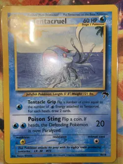 Tentacruel 10/18 Southern Islands Pokemon Trading Card Game - Image 3