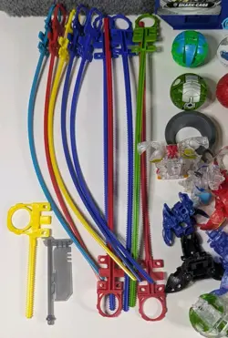 Huge Lot Bakugan Parts Pieces Brawlers Street Brawl W/ Cards - Image 2