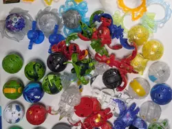 Huge Lot Bakugan Parts Pieces Brawlers Street Brawl W/ Cards - Image 5