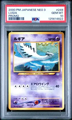 Pokemon Card Lugia No. 249 Neo 3 Promo PSA 10 GEM MINT - Image 1