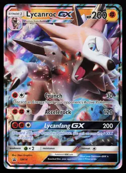 Lycanroc GX SM14 Promo SM Promos Pokemon Card - Image 1