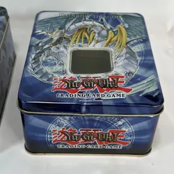 Rainbow Dragon Yugioh Card TCG Tin EMPTY Konami 2007 Vtg Card Protector Sleeves - Image 3