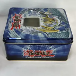 Rainbow Dragon Yugioh Card TCG Tin EMPTY Konami 2007 Vtg Card Protector Sleeves - Image 4