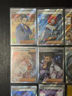 Pokemon TCG Paradox Rift Trainer Full Art, Hyper Rare | 14 Card Lot NM | Lot #9 - Image 2