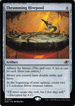 MTG Thrumming Hivepool (247) | NM | Edge of Eternities {EOE} - Image 1