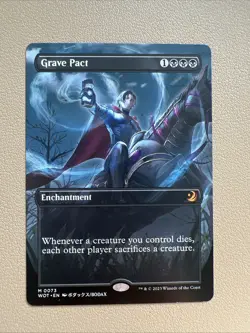Grave pact - Borderless - English - MTG WOT - LP-NM - Image 1