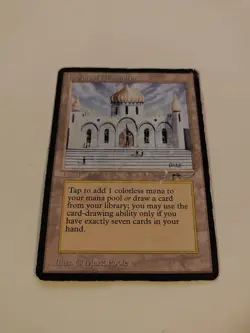 Library of Alexandria Arabian Nights MTG Heavily played Free shipping w tracking - Image 1