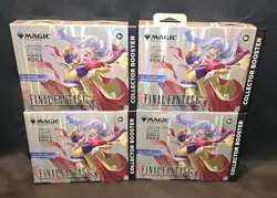 MAGIC THE GATHERING FINAL FANTASY - Collector Booster Omega Packs, Lot of 4 - Image 1