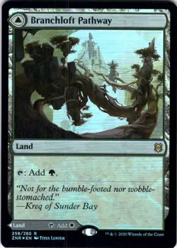 MTG Branchloft Pathway (258) | NM Foil | Zendikar Rising {ZNR} - Image 2