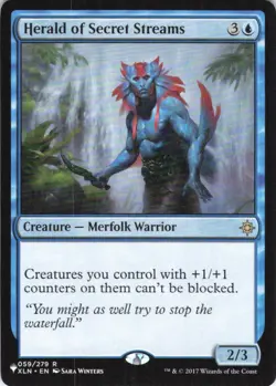 MTG Herald of Secret Streams (059/279) | NM | The List {LST} - Image 1