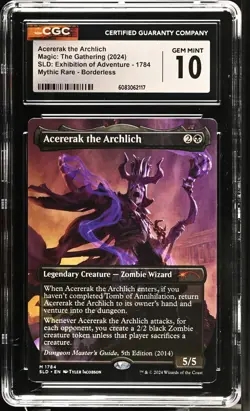 ACERERAK THE ARCHLICH Secret Lair Mythic D&D CGC 10 MTG [Nostalgium] - Image 1