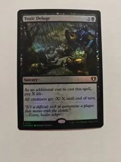 MTG Toxic Deluge Commander Masters Foil #191 - Image 1