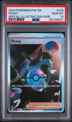 2024 Pokemon Penny Scarlet & Violet Paldean Fates SIR 239/091 PSA 10 - Image 1