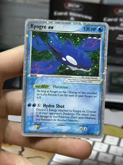 Kyogre ex 95/100 EX Crystal Guardians 2006 Holo Rare Pokemon Card TCG - Image 3