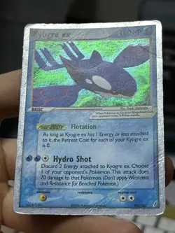Kyogre ex 95/100 EX Crystal Guardians 2006 Holo Rare Pokemon Card TCG - Image 5