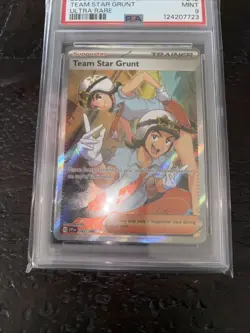 2023 Pokemon SV Team Star Grunt #242/198 PSA 9 - Image 3