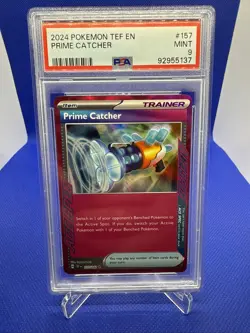 Prime Catcher 157/162 Ultra Rare ACE SPEC Pokemon TCG: Temporal Forces PSA 9 - Image 1