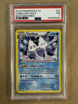 PSA 7 - 2012 POKEMON VANILLUXE Holo 33/99 - Next Destinies - Image 1
