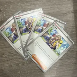 4x Arven 186/197- Obsidian Flames Pokemon TCG - Trainer Playset - Image 1