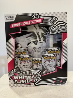 Pokemon TCG Scarlet & Violet White Flare Binder Collection IN HAND - FAST SHIP - Image 1