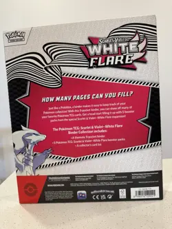 Pokemon TCG Scarlet & Violet White Flare Binder Collection IN HAND - FAST SHIP - Image 2