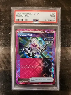 Reboot Pod 158/162 Ultra Rare ACE SPEC Pokemon TCG: Temporal Forces PSA 9 - Image 1